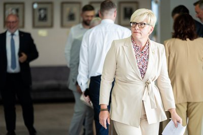 Šimonytė apie valdančiosios daugumos krizę: kalčiausi yra socialdemokratai