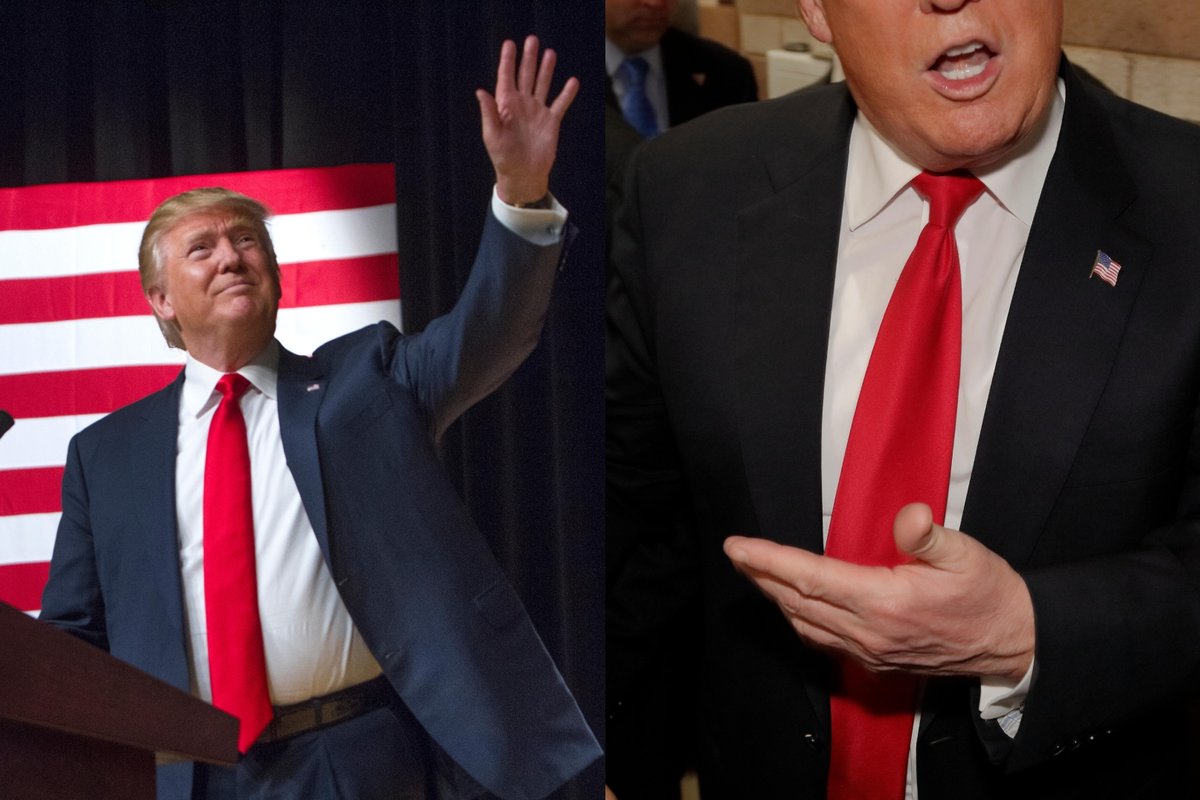 Nutylėta priežastis, kodėl Donaldas Trumpas dažniausiai nešioja raudoną kaklaraištį