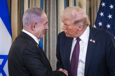 Donaldas Trumpas ir Benjaminas Netanyahu