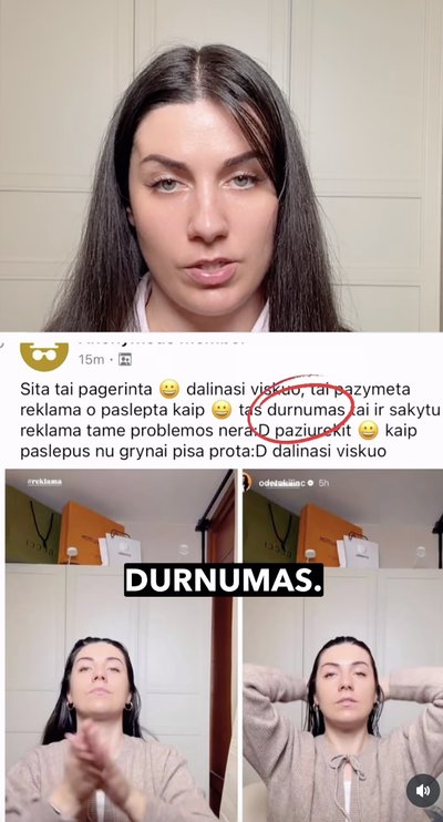 Įrašas grupėje "Mūsų plaukai ir viskas apie tai"