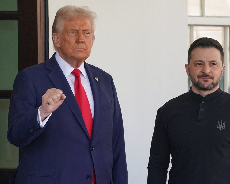 D. Trumpas ir V. Zelenskis (nuotr. SCANPIX) 5