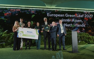 2027 m. Europos žaliųjų lapų miesto titulas atiteko Asenui