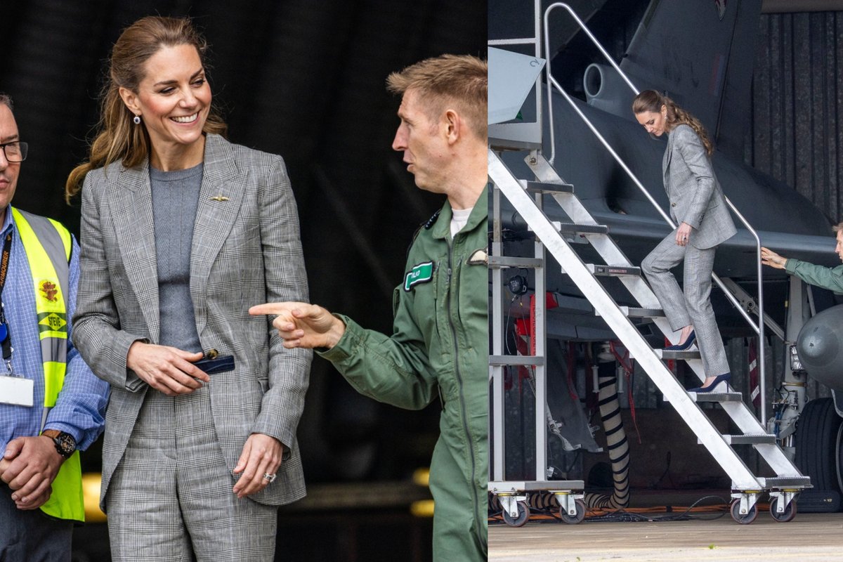 Internetas ūžia: Kate Middleton eisenai atbulomis su aukštakulniais – nėra lygių