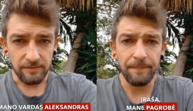 „Mane pagrobė“: plinta į Gazą keliavusio lietuvio vaizdo įrašas