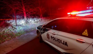 Naktį Varėnos rajone į medį atsitrenkė ir užsidegė automobilis – vairuotojas sudegė