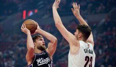 Sabonis pristigo taiklumo, o „Kings“ dramatiškai pralaimėjo Portlande