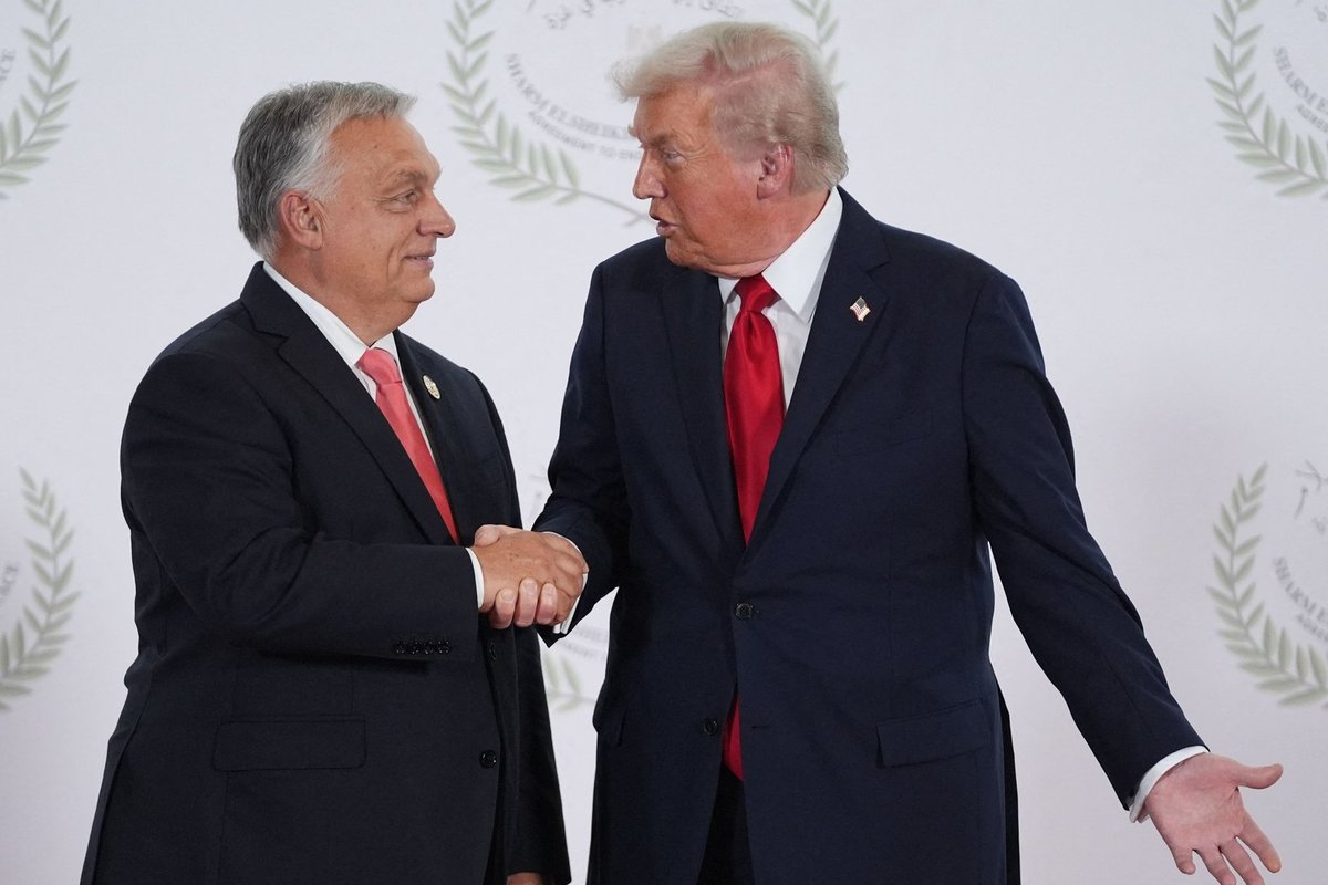 Orbanas pas Trumpą vyksta su prašymu