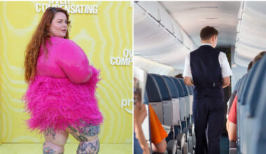 Pasaulinio garso plius dydžio modelį pritrenkė skrydžio palydovo elgesys: „Žmonėms taip nesakoma“ | Gyvenimas