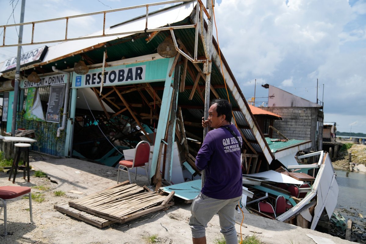 Pietinius Filipinus supurtė galingas 7,4 balo žemės drebėjimas