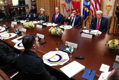 Donaldo Trumpo ir Volodymyro Zelenskio susitikimas
