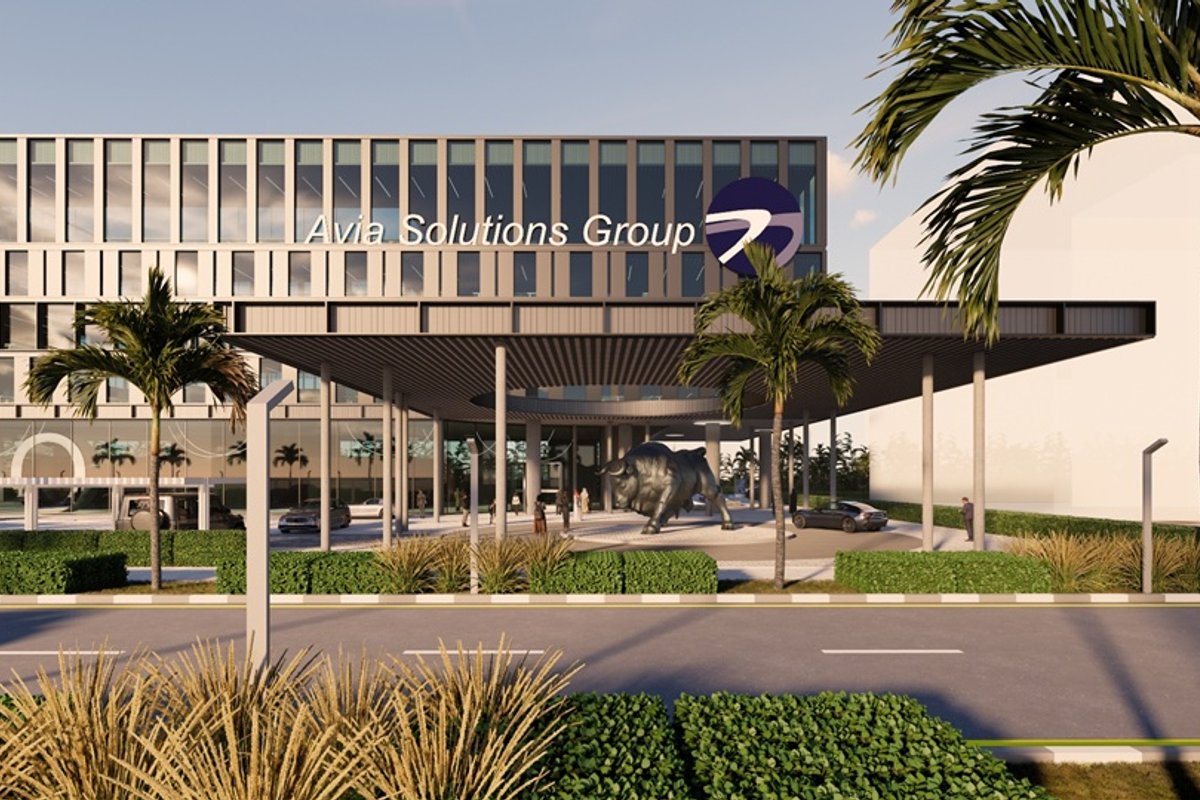 „Avia Solutions Group“ planuose – naujas biuro pastatas didžiausiame pasaulyje oro uoste Dubajuje