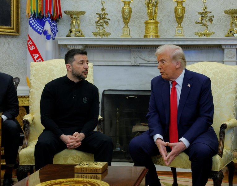 V. Zelenskis ir D. Trumpas (nuotr. SCANPIX) 9