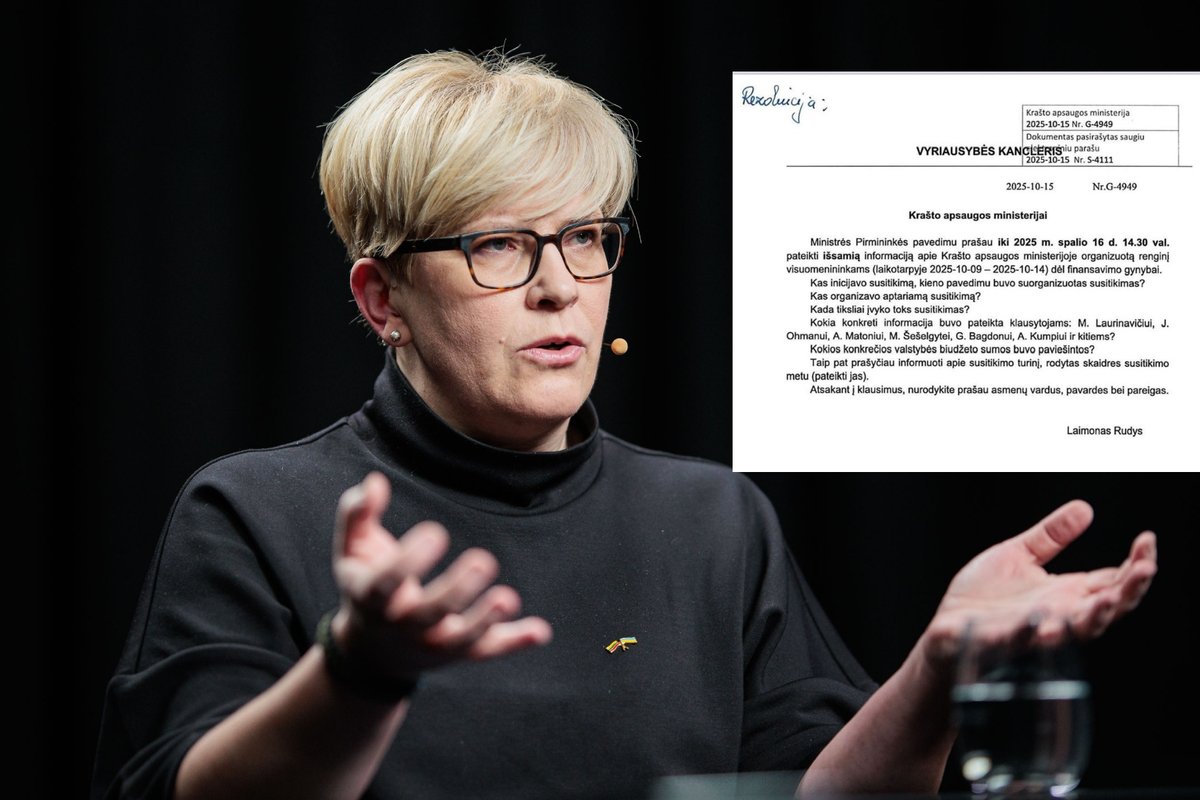 Šimonytė pasidalijo ją pribloškusiu dokumentu