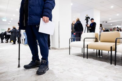 Pristatyta atnaujinta Šeškinės poliklinikos registratūra