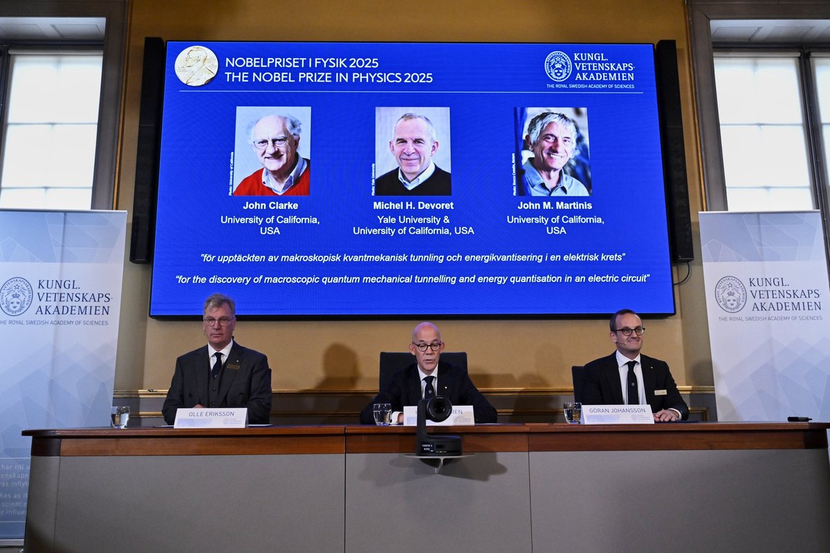 Nobelio fizikos premija skirta trims mokslininkams iš JAV