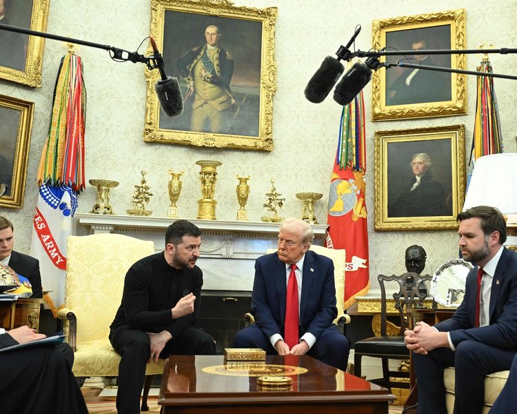 V. Zelenskis, D. Trumpas, J.D. Vance'as (nuotr. SCANPIX) 29