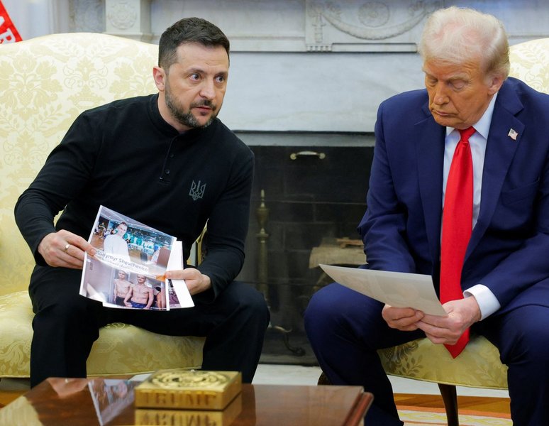 V. Zelenskis ir D. Trumpas (nuotr. SCANPIX) 18