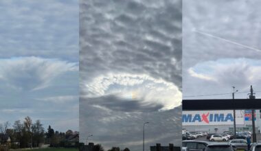 Virš Lietuvos užfiksuoti keisti dariniai – danguje susiformavo debesų skylės: kas ten vyksta?