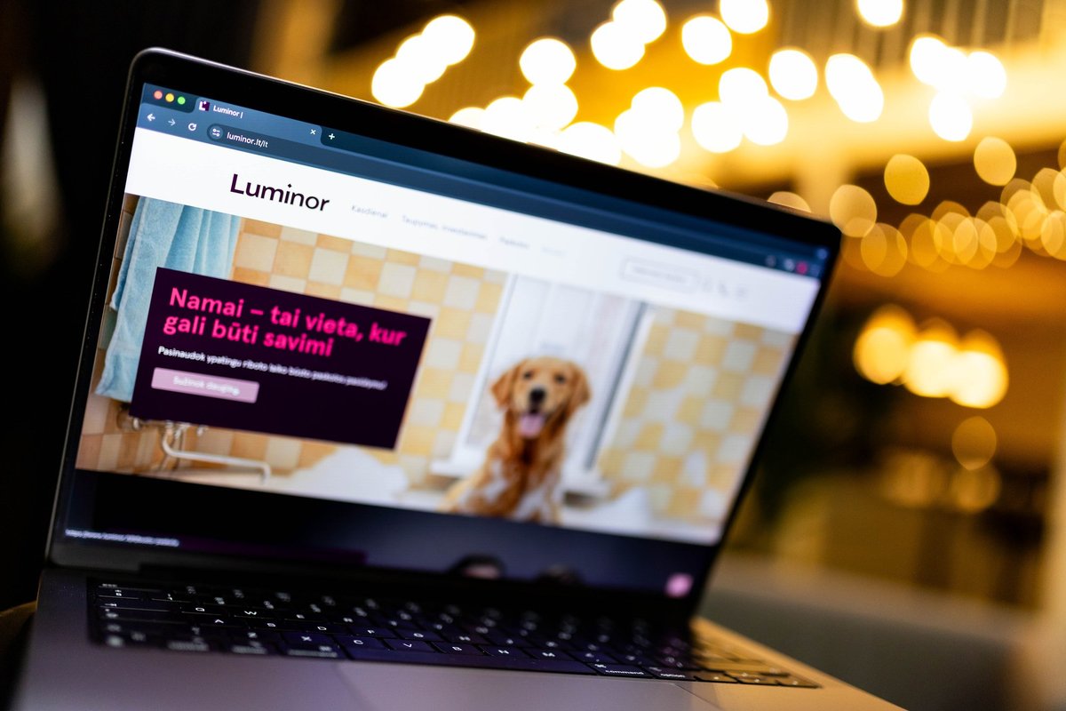 „Luminor“ per 2025 m. trečiąjį ketvirtį uždirbo 43,3 mln. eurų