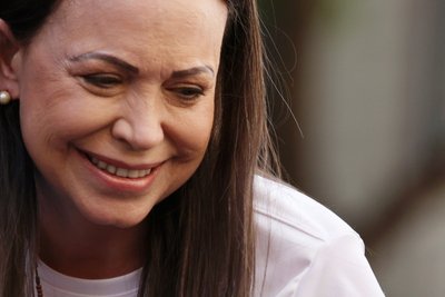 Nobelio taikos premijos laureatė Machado tiki, kad Venesuela taikiai pasieks demokratiją