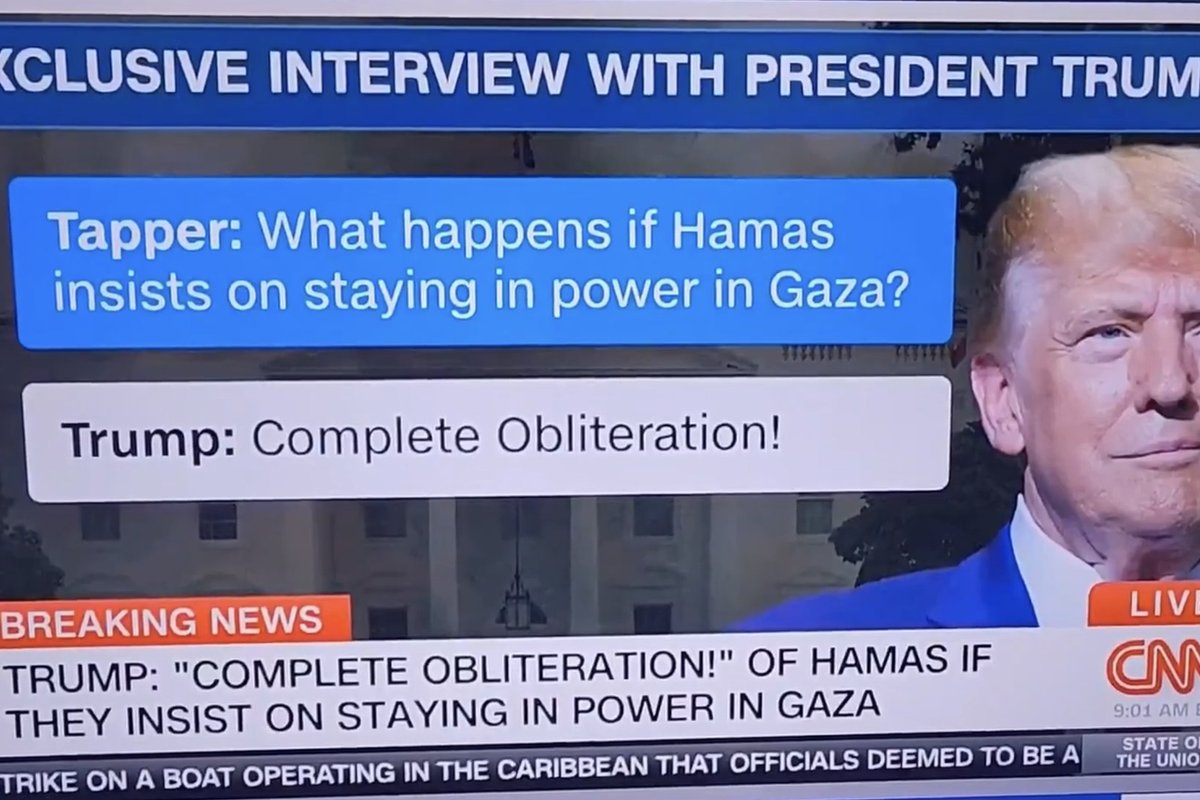 CNN eteryje – labai neįprastas Trumpo interviu