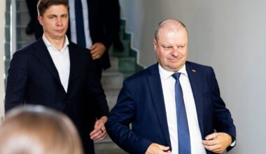 Sinkevičius: būtų gerai, kad Budrys premjerę informuotų ne per spaudą