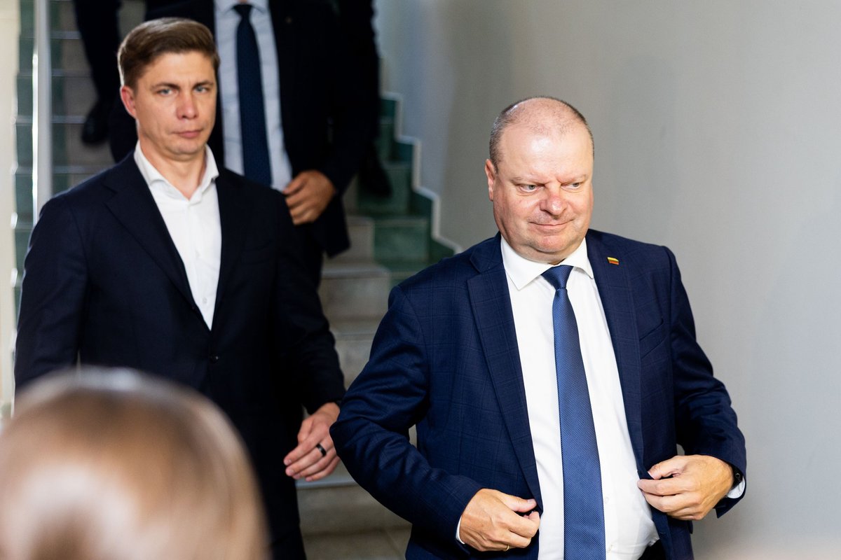 Sinkevičius: būtų gerai, kad Budrys premjerę informuotų ne per spaudą