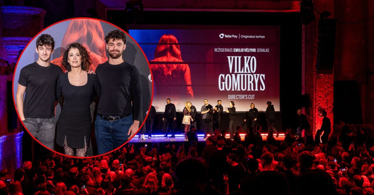 Ant „Vilko gomurio“ premjeros raudono kilimo – ir Erica Jennings: parodė ūgtelėjusius sūnus | Vardai