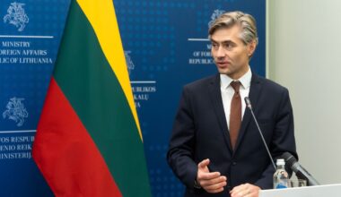 Budrys: dronai turi nebeskraidyti virš mūsų oro erdvės