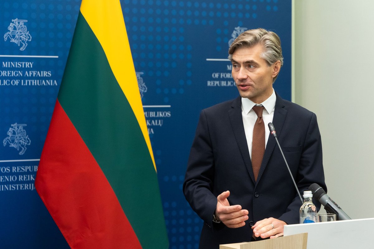 Budrys: dronai turi nebeskraidyti virš mūsų oro erdvės