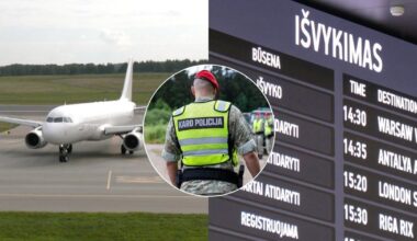 Droną šalia Vilniaus oro uosto paleidęs vyras sulaikytas – pateikė daugiau detalių