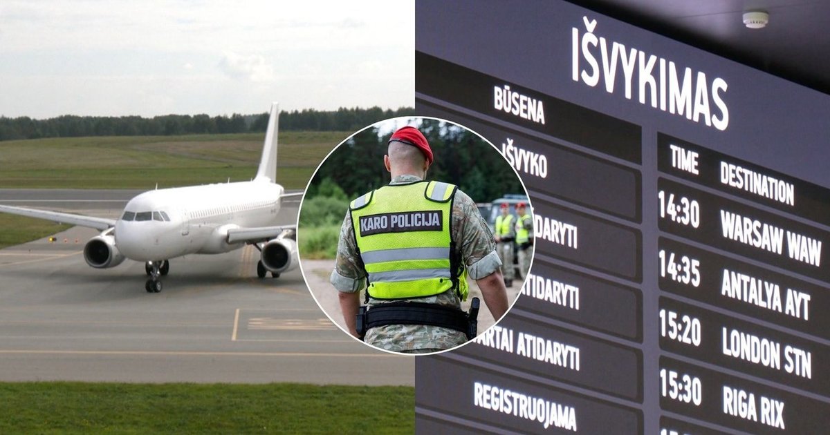 Droną šalia Vilniaus oro uosto paleidęs vyras sulaikytas – pateikė daugiau detalių