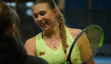 Andrė Lukošiūtė įveikė aukšto lygio teniso turnyro kvalifikaciją