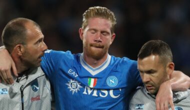 Euforija ir ašaros Neapolyje – kertinė pergalė ir De Bruyne trauma mušant įvartį | Sportas