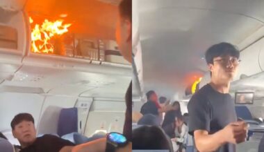 Kilo gaisras keleivių pilname „Air China“ lėktuve