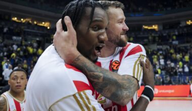 Motiejūnas ir „Crvena Zvezda“ įsibėgėja: pasiekė trečią pergalę iš eilės