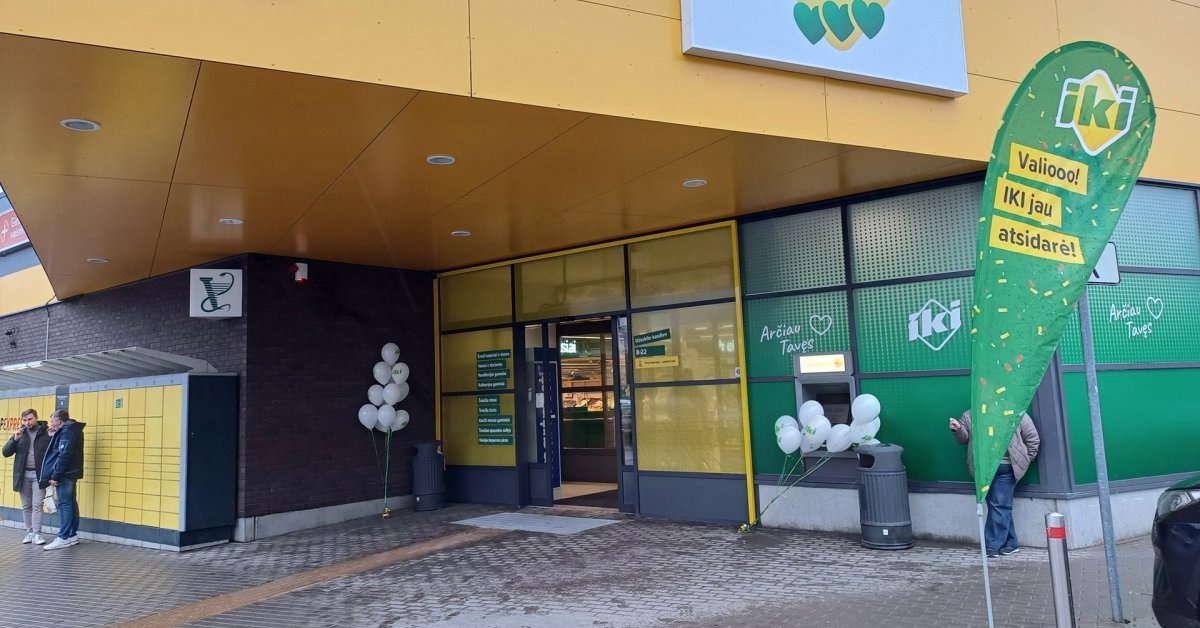 Atidaryta atnaujinta „Iki“ parduotuvė Vilniuje: pradėta siūlyti nauja paslauga | Verslas