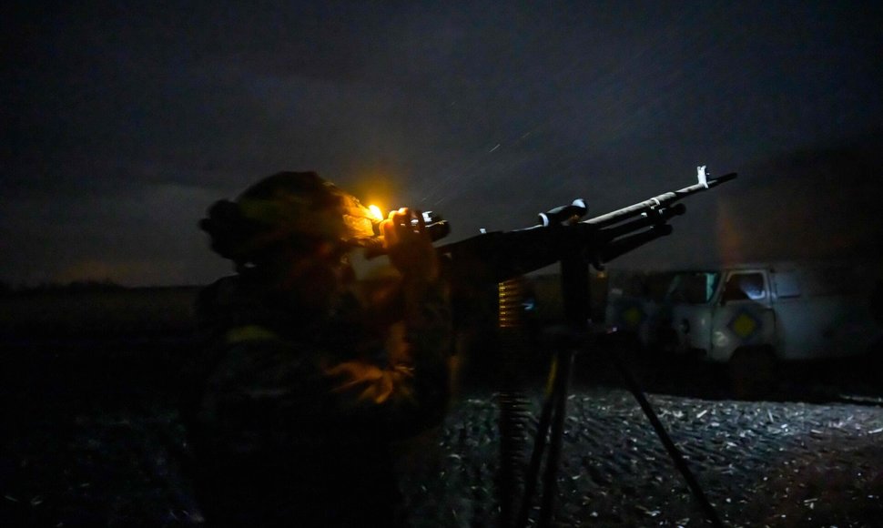 Karys Ukrainoje / ED JONES / AFP