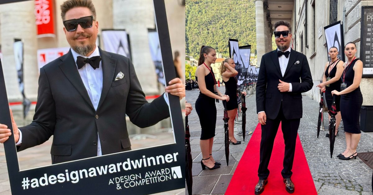 Dizaineris Kęstutis Lekeckas sužibėjo Italijoje – lietuviui įteiktas svarbus apdovanojimas | Vardai