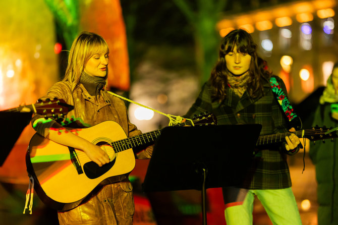 Patricija Adamovič / BNS/Kultūros bendruomenės dainuojantis protestas