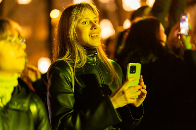 Patricija Adamovič / BNS/Kultūros bendruomenės dainuojantis protestas