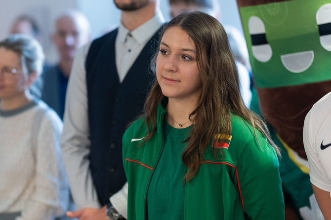 Roberto Riabovo / BNS nuotr./LTOK paminėta 100 dienų iki 2026 m. Milano ir Kortinos žiemos olimpinių žaidynių