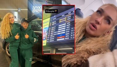 Kelionė į Turkiją apkarto – Oksana Pikul naktį praleido Vilniaus oro uoste: „Jau para be miego“ | Vardai