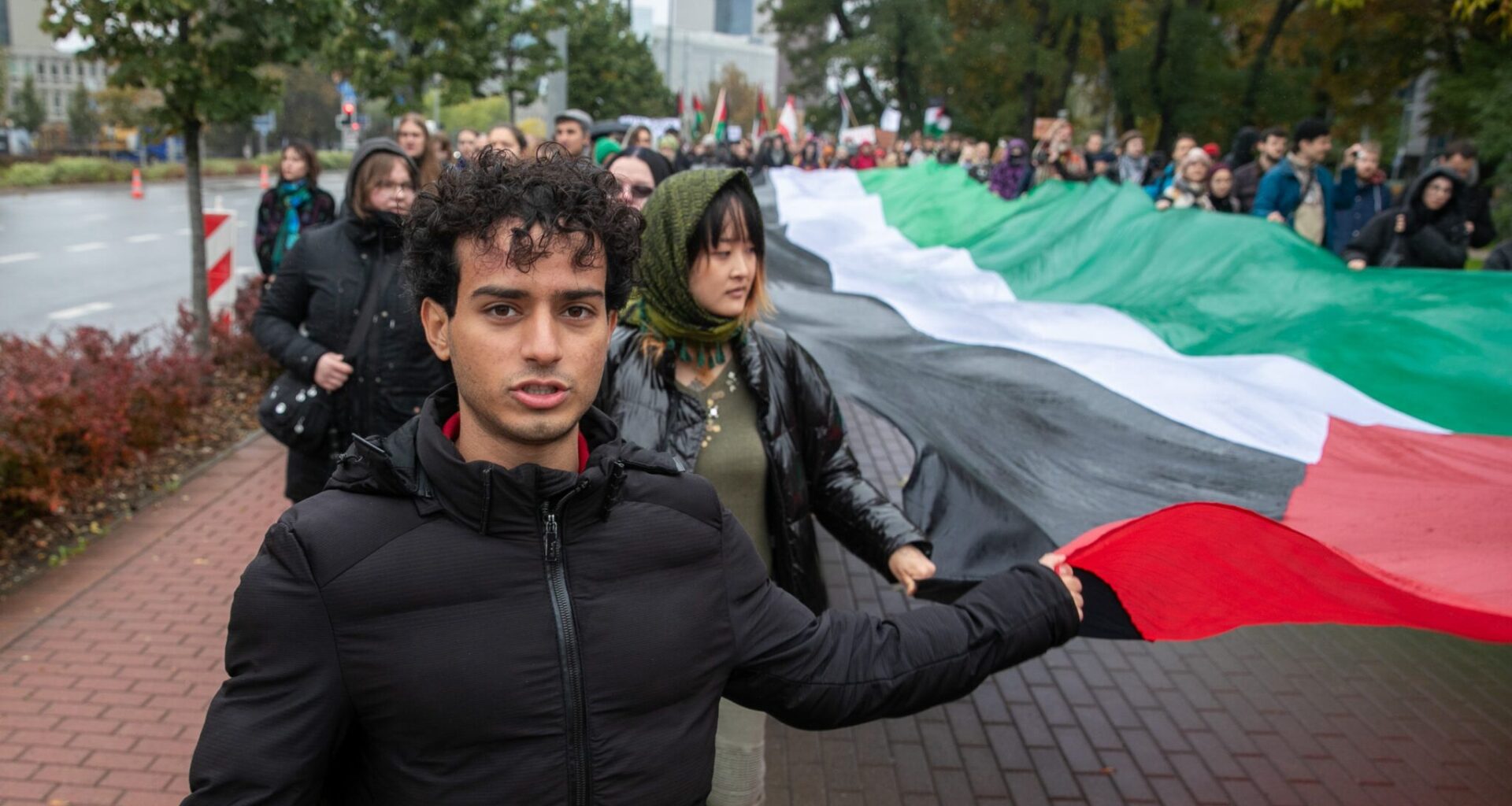 Vilniuje surengtos Izraelio veiksmus Gazoje smerkiančių organizacijų protesto eitynės