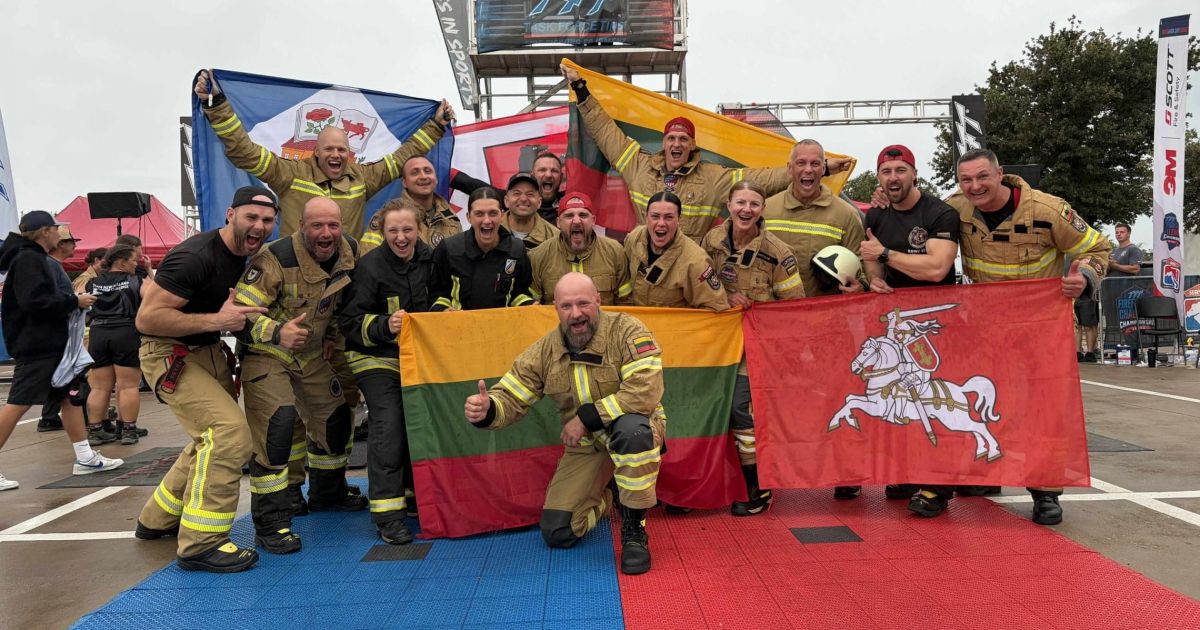 Lietuvos stipriausieji ugniagesiai gelbėtojai – Pasaulio čempionai! - Respublika.lt