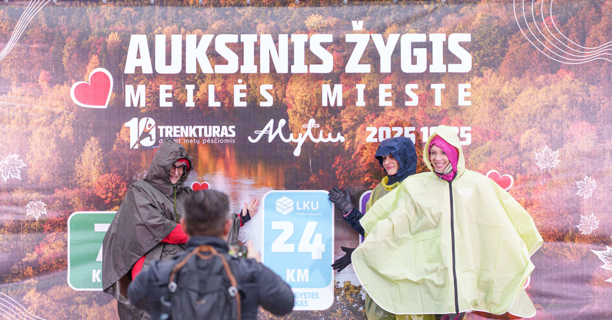 Tūkstančiai „TrenkTuro“ žygeivių įsimylėjo Alytų – lietus neišgąsdino | Gyvenimas
