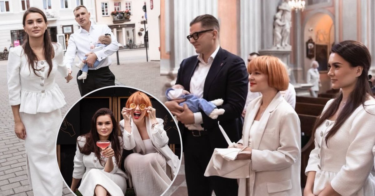 Garsioji mokytoja Veronika pakrikštijo sūnų Dominyką – šventė su 20 svečių ir išskirtinė dovana jo seneliams | Vardai