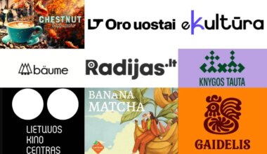 Mėnesio prekių ženklai: „ekultūros“ platforma, nauji Lietuvos oro uostų, „Caffeine“ ir „Gaidelio“ sprendimai