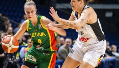 Moterų rinktinė Europos čempionato atrankoje patiesė Europos čempiones