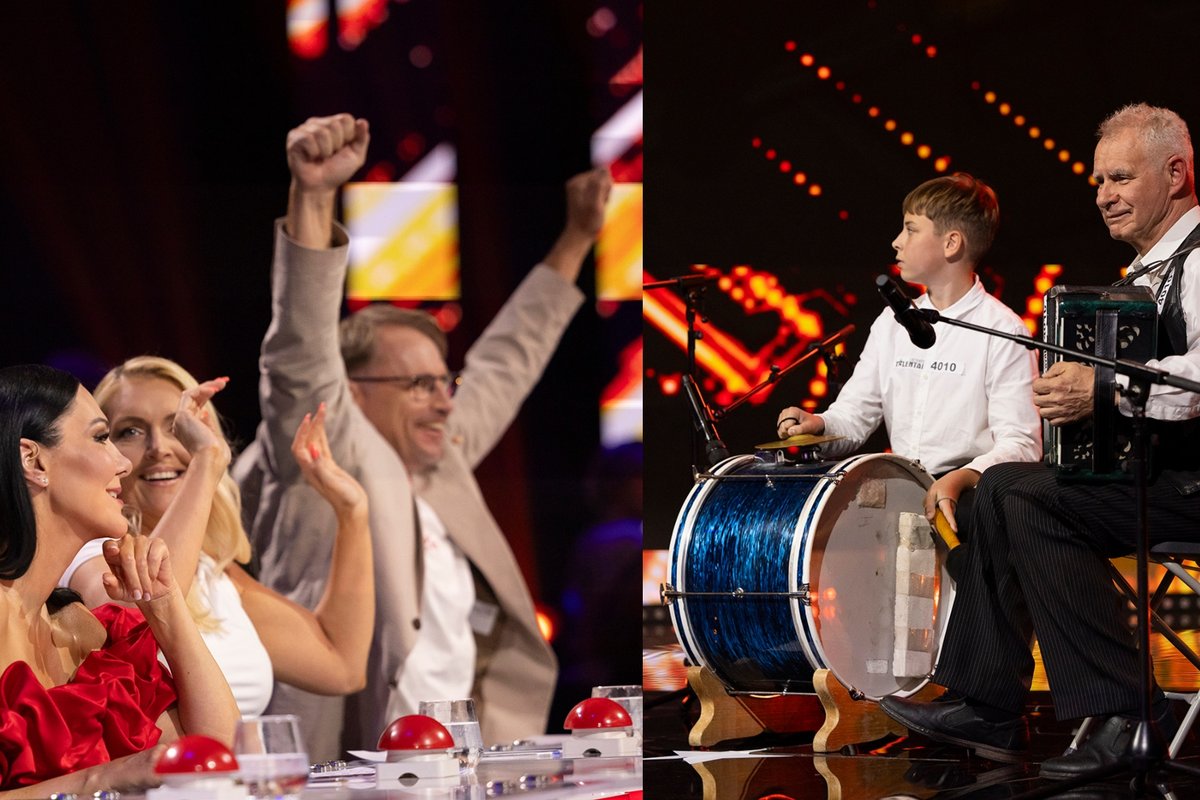 Žemaičių armonikų trio sukėlė audrą „Lietuvos talentuose“: iš vietų pakilo ne tik publika, bet ir teisėjai